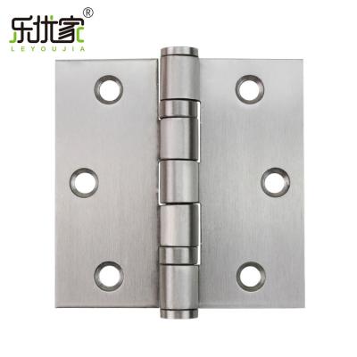 China wood door 3 inch ball bearing stainless steel square door hinges for heavy wood door for sale