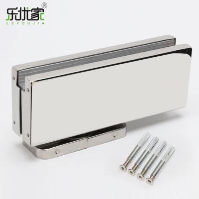 China 304 Stainless Steel Concealed Door Closer Glass Hinge Concealed Floor Spring Hydraulic Automatic Door Closer 190*42*70mm for sale