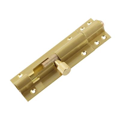 China Good Quality Door Security Lock Sliding Brass Barrel Turn Bolt For Door for sale