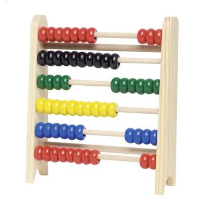 China Preschool Educational Toys Wholesale Rainbow Wooden Beads Learning Counting Kids Abacus Wooden Frame Abacus Educational Toys for sale