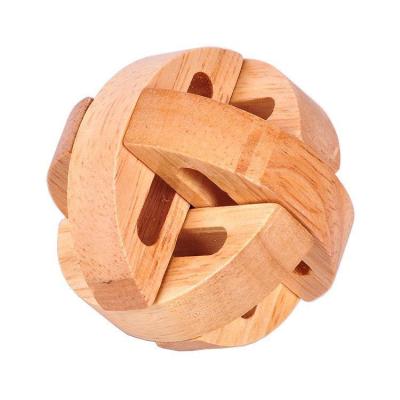 China Intelligence Developing Amazon Educational Toys For Children Luban Lock Wooden Kongming Lock Wooden for sale