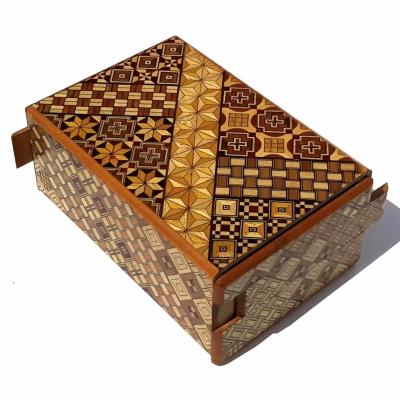 China Toy Wholesale Children's Intellectual Box Puzzle Wooden Box Kids Gift Brain Training Educational Toys Secret for sale