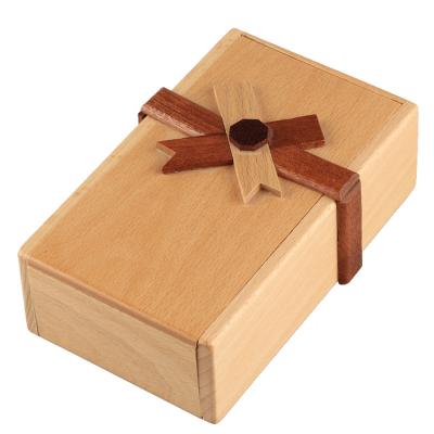 China Montessori Intellectual Smart Toys Wholesale Hot Selling Early Education Toy Wooden Puzzle Box for sale