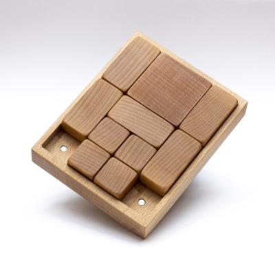 China Wholesale Intelligence Developing Puzzle Games For Adults 3D Brain Games Wooden Klotski Puzzles for sale