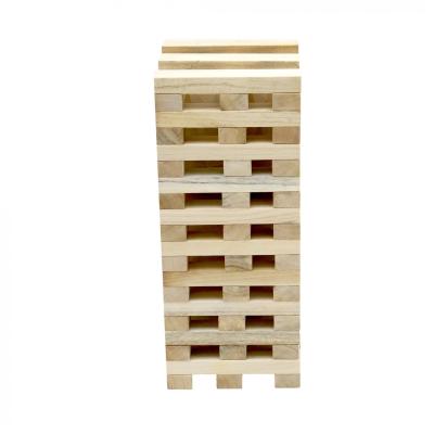 China Construction Toy Hot Sale Wooden Building Block Toys For Wooden Tumbling Table Games Tower Game for sale