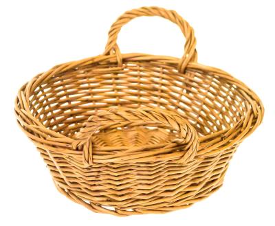 China Hot Selling Sustainable Product Household Shelf Storage Basket Rattan Decorative Vegetable Wooden Home Basket For Gift for sale