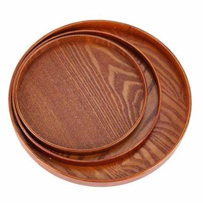 China Eco - Friendly Custom Made Wholesale Wooden Breakfast Serving Organizing Wooden Tray for sale