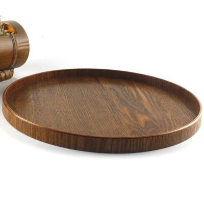 China Eco-friendly Top Hot Sale Custom Rustic Wooden Serving Tray With Metal Handles For Party In Tea Party And Leisure Time for sale