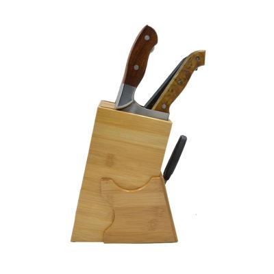 China 12/14/16 Inch Wooden Knife Strip Holder Countertop Knife Holder Block Wooden Household Items Viable Kitchen Tableware Save Space for sale