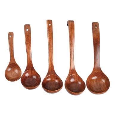 China Minimalist Wooden Spoons For Cooking Kitchen Wood Utensils Set Kitchen Wood Bamboo Utensil Set For Non Stick Cookware for sale