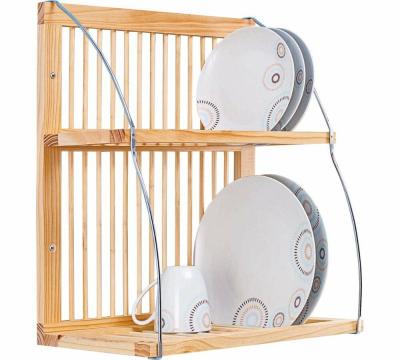 China Hot Selling Cheap Product Kitchen Storage Rack Dish and Dish Rack Viable Wall Mounted Bowl Organizer Dish Cup Drying Rack for sale