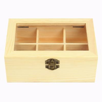 China Decorative Organizer Chinese Tea Caddy Storage Eco-friendly Luxury Antique Beautiful Novelty Tea Storage for sale