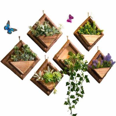 China Ourwarm Outdoor Adjustable Modern Flower Stand Design Wooden Pot Display Stand Mid Century Eco-Friendly Shelves Rack Indoor Flower Plant Rack for sale