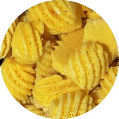 China Healthy Food Wanda Foods quick frozen high-quality pineapple halves wholesale frozen pineapple halves for sale