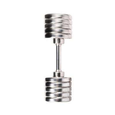 China Easy To Assemble And Conceal 21kg Adjustable Competitive Design 361 Stainless Steel Dumbbell Set for sale