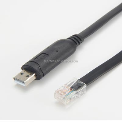 China Free Driver Free Sample FTDI console cable USB to RJ45 RS232RL to serial cable cisc console rollover cable for sale