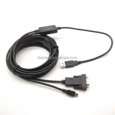 China Free Driver Custom USB 2.0 Type A To FTDI RS232 DB9 Male Adapter +Mini USB Type A Cable 2.0 Type B Cable Data for sale