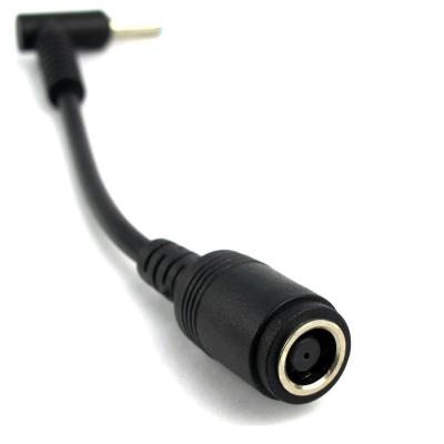 China Free Driver DC Power Charger Converter Adapter Cable 7.4mm to 4.5mm for HP Dell Blue Tips for sale