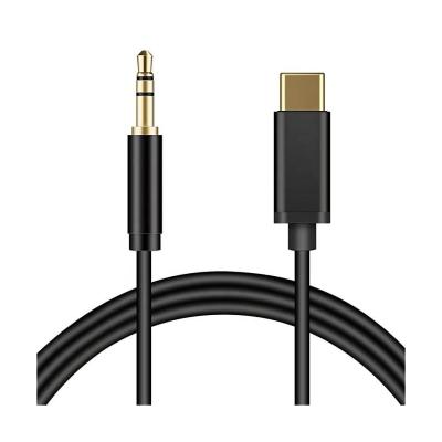 China Type C free conductor to aux male. 3.5mm Audio Jack Adapter USB C to Aux Cable. 3.5mm Extension Cord Male Audio Stereo Car Earphone for sale