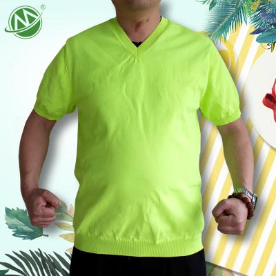 China Protect Body HPPE Cut Fluorescent Color Heavy Duty T Shirt Safety Workwear T-Shirt for sale