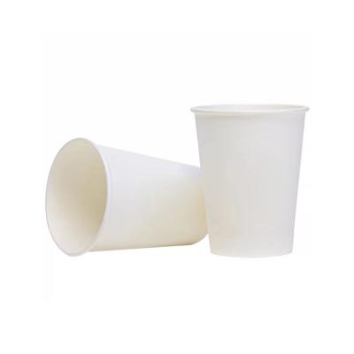 China Wholesale Biodegradable Stocked Eco Friendly Disposable Customized Colors 8oz Biodegradable Disposable Drink Paper Cup With Printed for sale