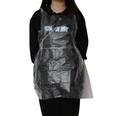 China Soft Factory Waterproof PE Promotional Breathable Cleaning Disposable Apron For Cleaning Products for sale