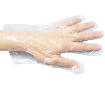 China Wholesale Transparent Food Contact Grade Independent Packaging Customized Disposable PE Gloves For Fast Food for sale