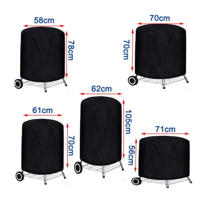 China Dustproof Protective Outdoor Waterproof Grill Cover For Kettle BBQ for sale