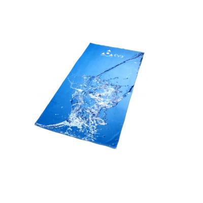 China Compressed High Quality Promotional Custom Printed Quick Dry Microfiber Beach Towel for sale