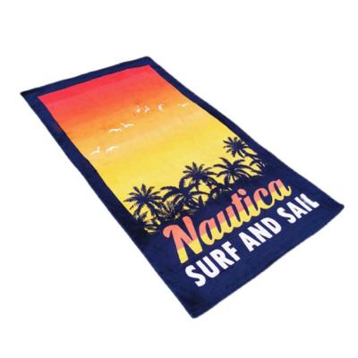 China Large size 70*140 cotton QUICK DRY picture beach towel custom printed 100% quick dry bath towels for sale