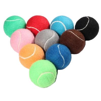 China Viable Wholesale Pet Tennis Ball Low Price Pet Chew Toys Ball Dog Training Tennis Ball for sale