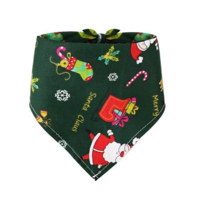 China Personalized 2022 New Dog Bandanas Luxury Cute Bow Tie Christmas Dog Collar Bandanas Bulk For Pet for sale