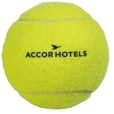 China Custom printed wholesale black pink white tennis ball viable tenis bola ball storage blue red palla DA tennis ball in china manufacturer for sale