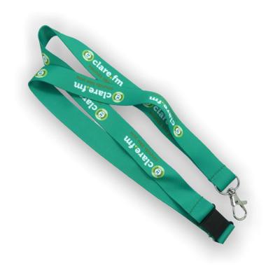 China Cheap Promotion Custom Company Logo Jacquard Weave Soft Eco Friendly Polyester Lanyard Lanyard for sale