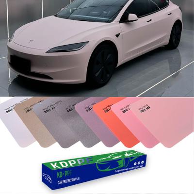 Cina 190-240 micron TPU Color PPF Film per il cambiamento di colore del veicolo Film anti macchie Film di avvolgimento in vinile idrofobo per auto in vendita