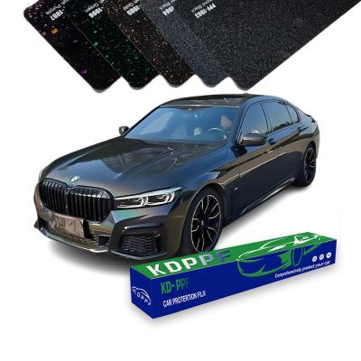 China TPU Color Change PPF Gloss Black Wrap 190-240 Micron UV Resistance For Car Body Paint Protection Film for sale