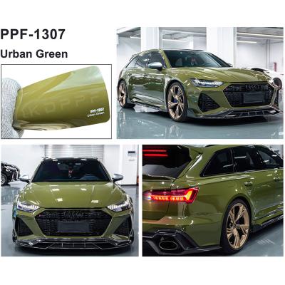 China Urban Green Vehicle's Protection Color Paint Protection Film Fade Proof Color Shift PPF for sale