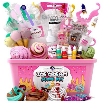 China DSK001 Non-Toxic Ice Cream Slime Toys Set DIY Glue Slime Kit For Boys Girls Kids DSK001 for sale