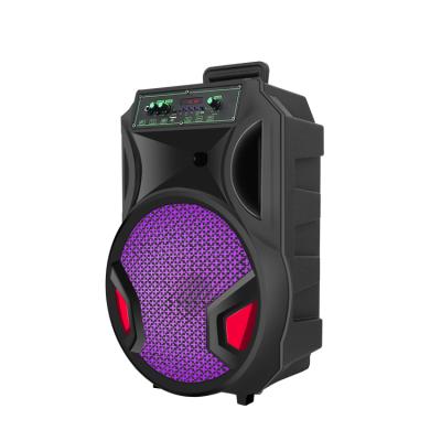 China None Powered Speaker Loud Portable Battery Disco Led Light Weight Music Box Audio System Exclusive Speaker for sale