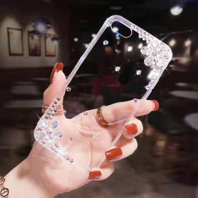 China New 3D Diamond Bling Glitter Rhinestone Crystal Shockproof Handmade Cell Phone Case for iphone 7 8 case for sale