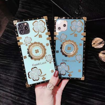 China Luxury Shockproof 3D Crystal Diamond Plastic Acrylic Back Case Glossy Cover For Iphone 11 12 13 pro Max Case for sale