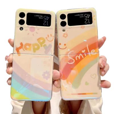 China Shockproof For Samsung Z Flip 3 Case Slim Flexible Flexible Soft Rubber Mobile Phone Rubber Protective Case for sale