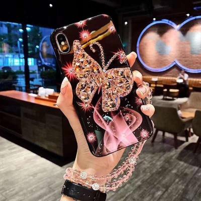 China Shockproof For Oppo Vivo X20 Diamond Bling Glitter Rhinestone Crystal Beauty Design Phone Case for sale