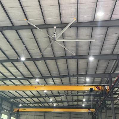 China Hotel Ventilation Large HVLS Industrial Workshop 26FT 8000MM Ceiling Fan for sale