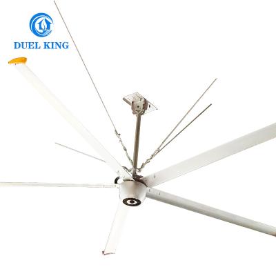 China Gyms Vietnam 220V / 380V Air Cooling Large AC Industrial Ceiling Fan For Gyms for sale