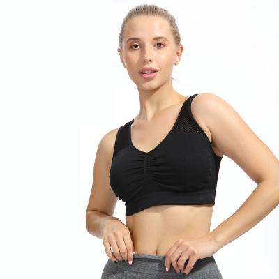 China QUICK DRY Custom Sexy Girls Factory Gym Yoga Running Bra Tops Crane Exercise Workout Seamless Comfortable Sports Bra For Women for sale