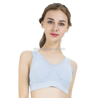 China Anti-Static Wear Promotional Fitness Yoga Women Seamless Bra for sale