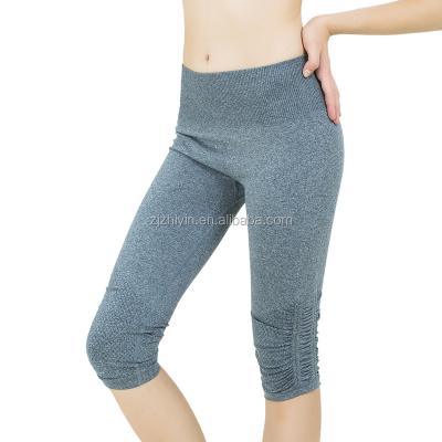 China Cheap Wholesale Anti-Static Price Women Fitness Workout Yoga Cropped Pants for sale