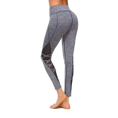 China Antibacterial Women's Antibacterial Women's Workout Mesh Active Tummy Control Pants Inner Pocket for sale