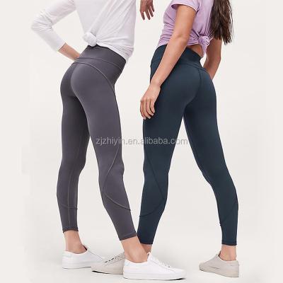 China Antibacterial High Compression Womens Sports Pants Yoga Fitness Leggings for sale